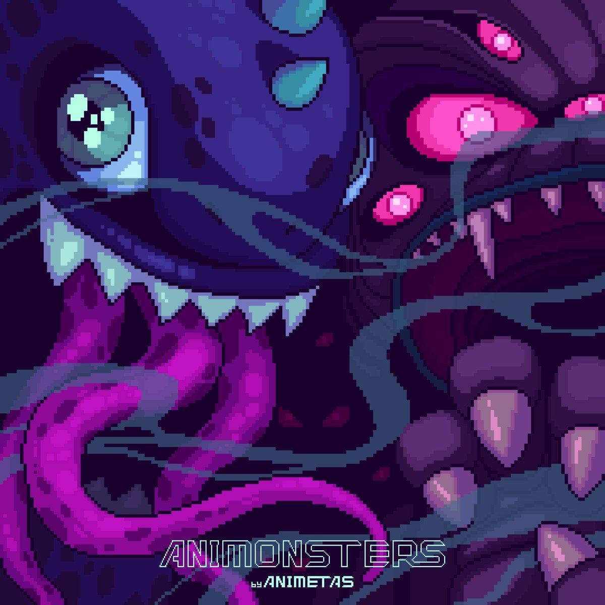 eazy_peach's tweet photo. Wow wow wow! Look at the beasts! These are insane!!! @Animetas1 living up to the hype every damn time, can’t wait to turn my monkeys into these monstrosities! LFG!! 💜 #animetas #animonsters #animonkeys #spookymeta https://t.co/60deRRTQ9g