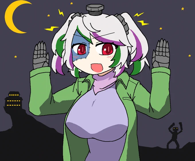 フランケンミトド🦾🤖🦾
 #みとどの絵 