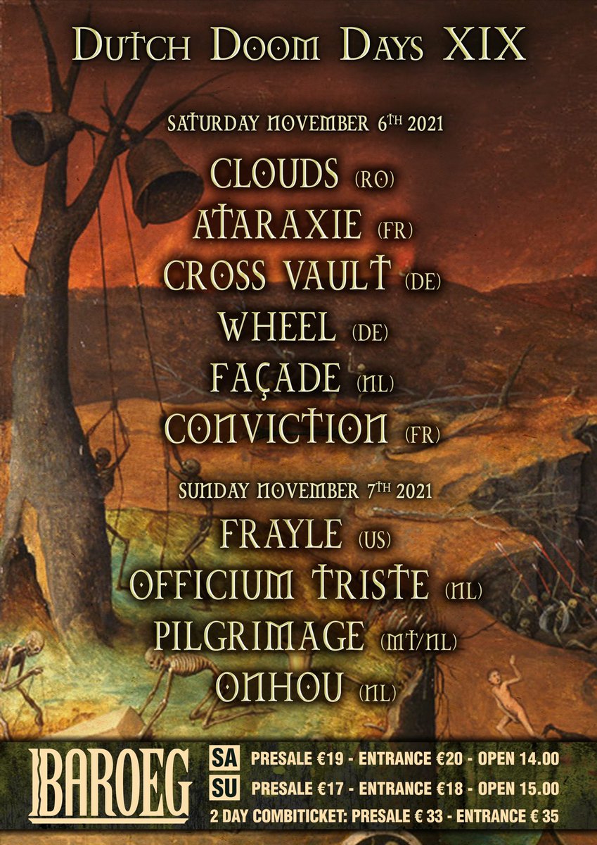 SethAbrikoos's tweet photo. Really excited for the #dutchdoomdays 🤩
Who will I see there;) ⁉️
#sethpicturesmusic #baroeg #officiumtriste #metalband #doommetal #rotterdam https://t.co/rB0YnzlqCy
