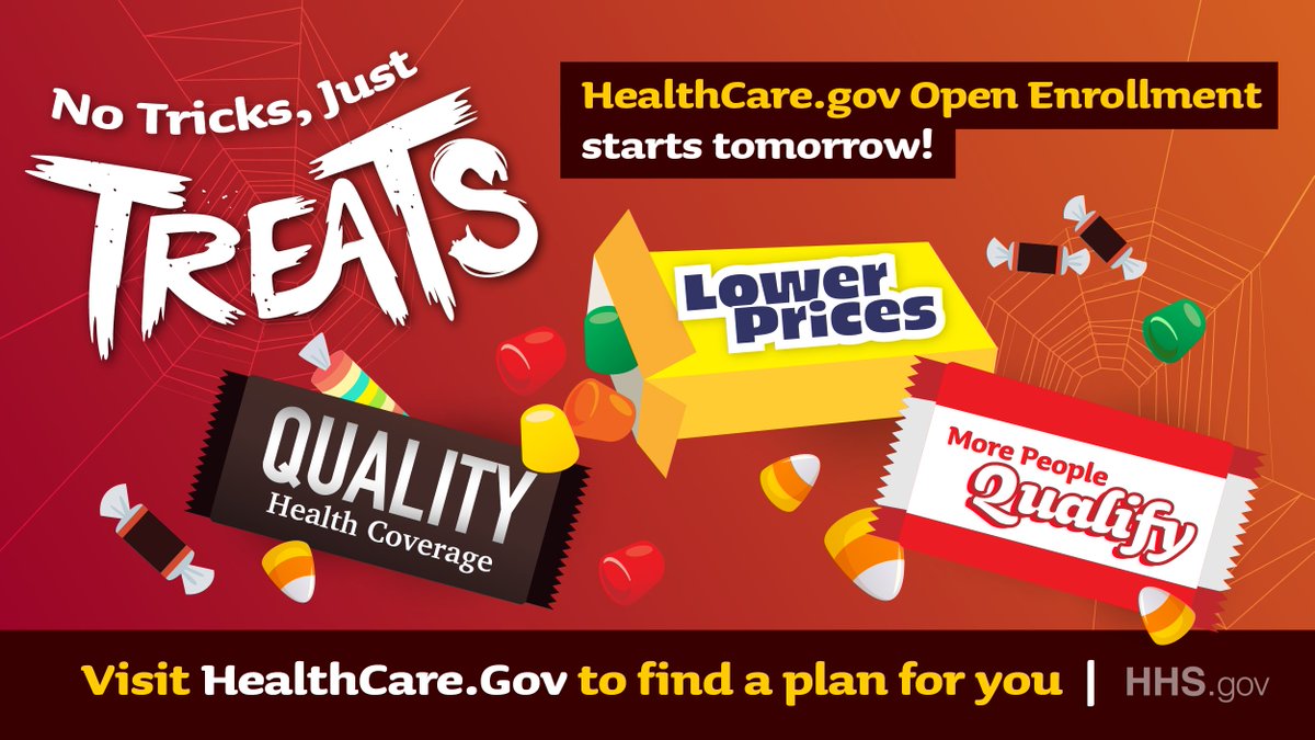 HHSGov's tweet photo. New Law. Lower Costs. More Choices. Longer Period. Thanks to the #AmericanRescuePlan, quality health coverage is more affordable and accessible than ever! Sign up to #GetCovered during #OpenEnrollment, starting tomorrow: https://t.co/ZiVJLtUfDM. https://t.co/TWWU7CkFDU