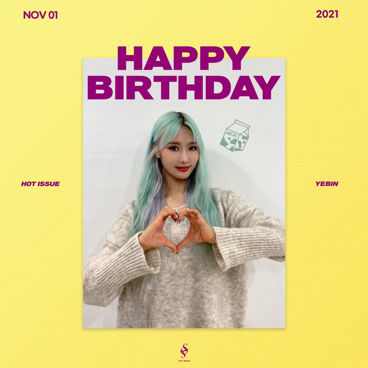HOTISSUE_S2's tweet photo. [🎂] HAPPY YEBIN DAY🎉
⠀
🎈20211101
예빈의 생일을 축하합니다🥳
⠀
#예빈 #YEBIN
#핫이슈 #HOT_ISSUE https://t.co/SIlhzxqqho