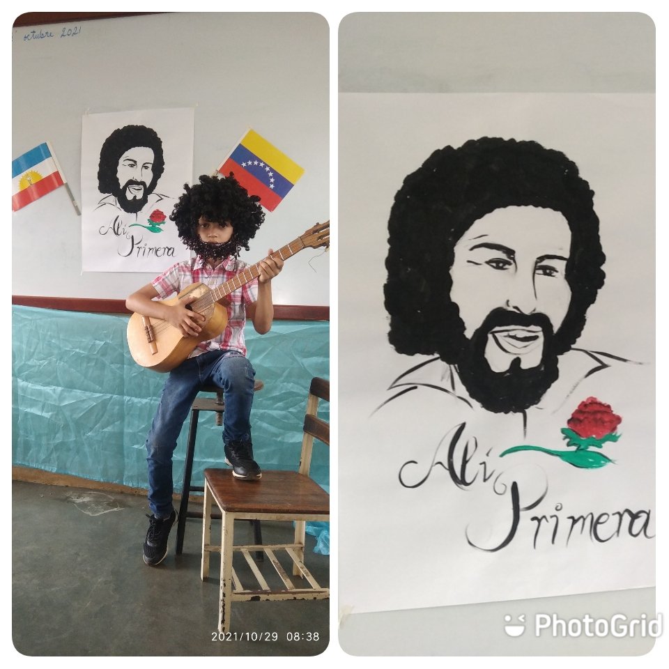 #AliPrimera80YCantando 
Nuestro Alí, el cantor del pueblo. Tin marin que arda la candela, tin marin contrala humedad.
<a href="/dgei_mppe/">Dirección General Educación Intercultural MPPE.</a> <a href="/mculturafalcon/">Min. Cultura Falcón</a> <a href="/DGCPatrimonioy2/">DGCULTURA_MPPE</a> <a href="/DGSEMPPE/">DIRECCIÓN GENERAL DE SUPERVISIÓN MPPE</a> NER 122 Dabajuro. <a href="/gtorodelara/">Gisela Toro Hernández</a> <a href="/RosangelaOrozco/">Rosangela Orozco</a> @Aleman_Doctor <a href="/tachyoberto/">tachy</a>