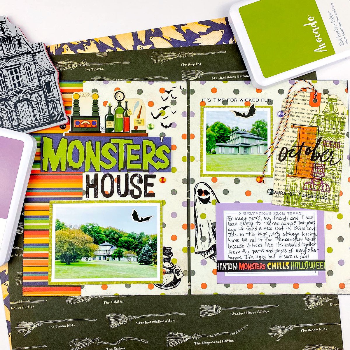 stampers_anon's tweet photo. M O N S T E R 🏚 H O U S E #artjournal
🦇 NEW #timholtzstamps Halloween Doodles + Sketch Manor
✂️ #handmade by @myhappycraftylife
#stampersanonymous #onlineshopping #crafts #diy #mixedmedia #halloween #journaling #timholtzhalloween #halloweenjournal https://t.co/LQstfqIkbJ