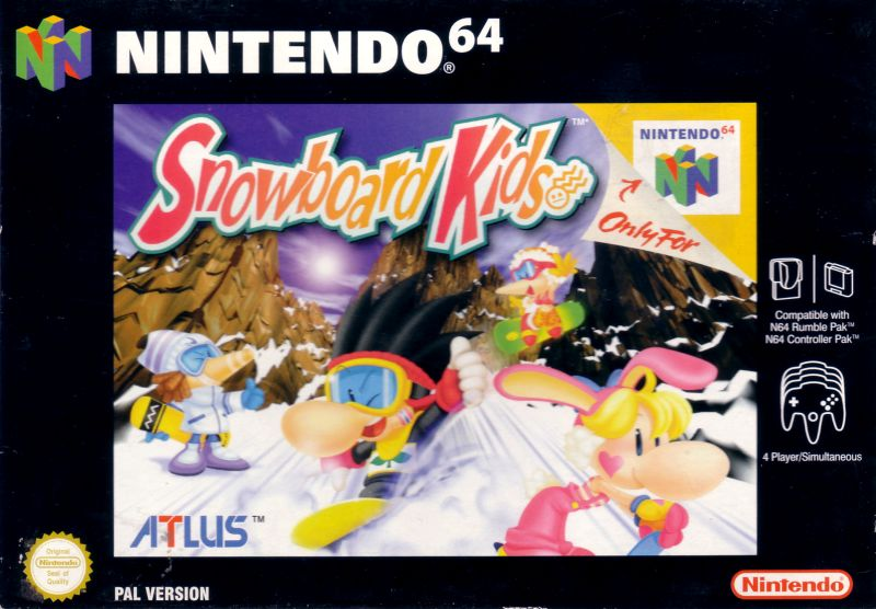 Lord_Arse's tweet photo. Retrogaming Memory! ❤

Title: Snowboard Kids
Publisher: Atlus
Version: Nintendo 64
Year: 1997 https://t.co/dFjugSOUAw