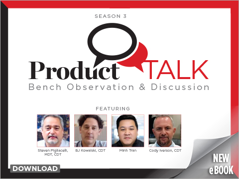 InDentalTech's tweet photo. In Season 3 of IDT’s Product Talk, Editor-in-Chief Peter Pizzi, MDT, CDT, interviews four leading dental professionals about cutting-edge products that have helped their business. Download this FREE eBook today! https://t.co/vzk6UdojGN https://t.co/TRY3fqN9CU
