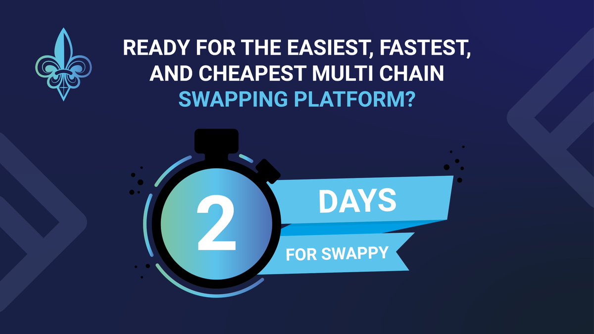 mikrusa's tweet photo. @nikichain @ForintToken ready for the easiest, fastest and cheapest multi Chain swapping platform???
-2
#SWAPPY IS COMING ⚜️#ForintToken https://t.co/S1uYavs2vh