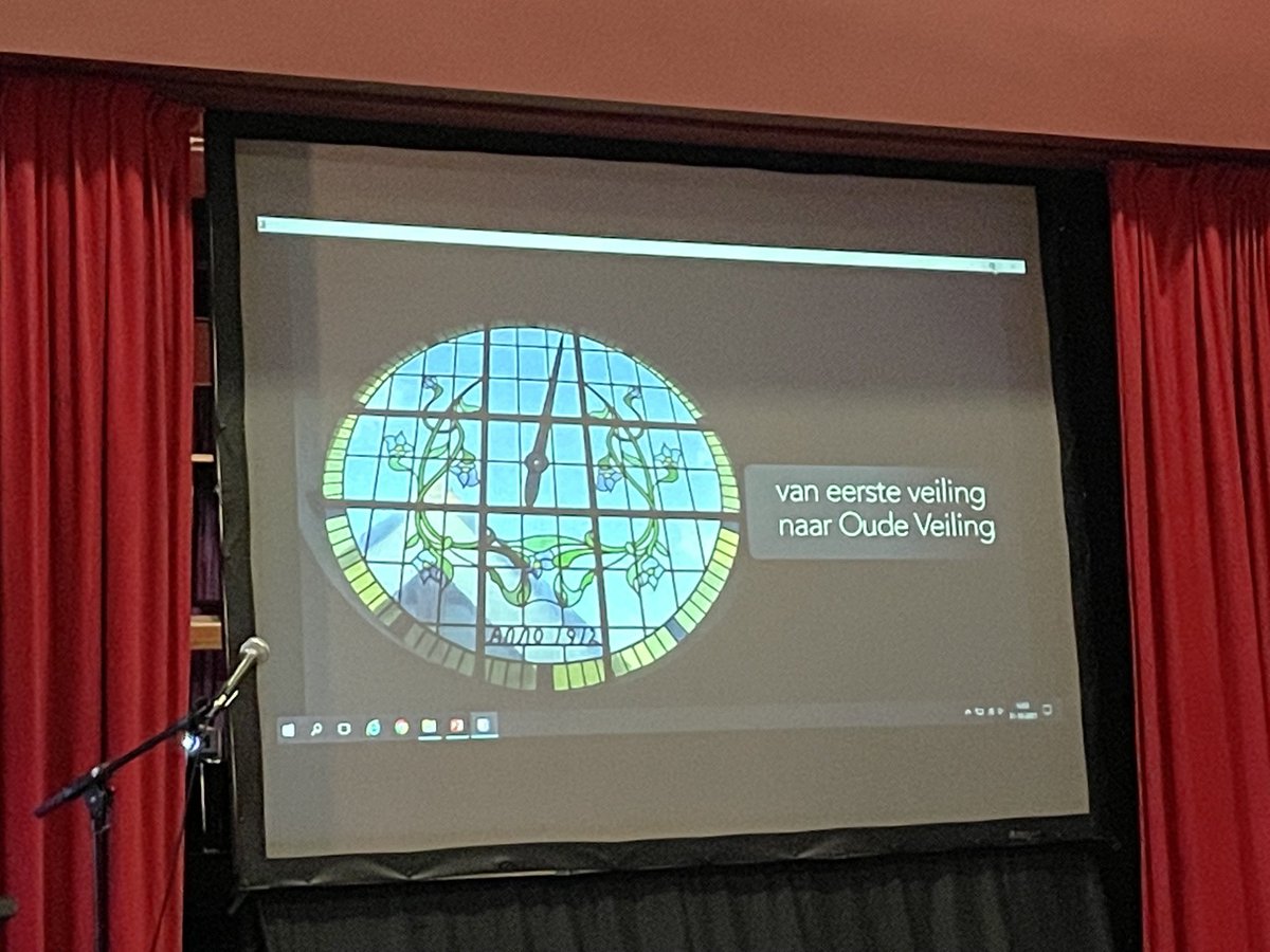 Laatste lezing van vandaag begint over een minuut of vijf: Groe Zaal Oude Veiling #Aalsmeer