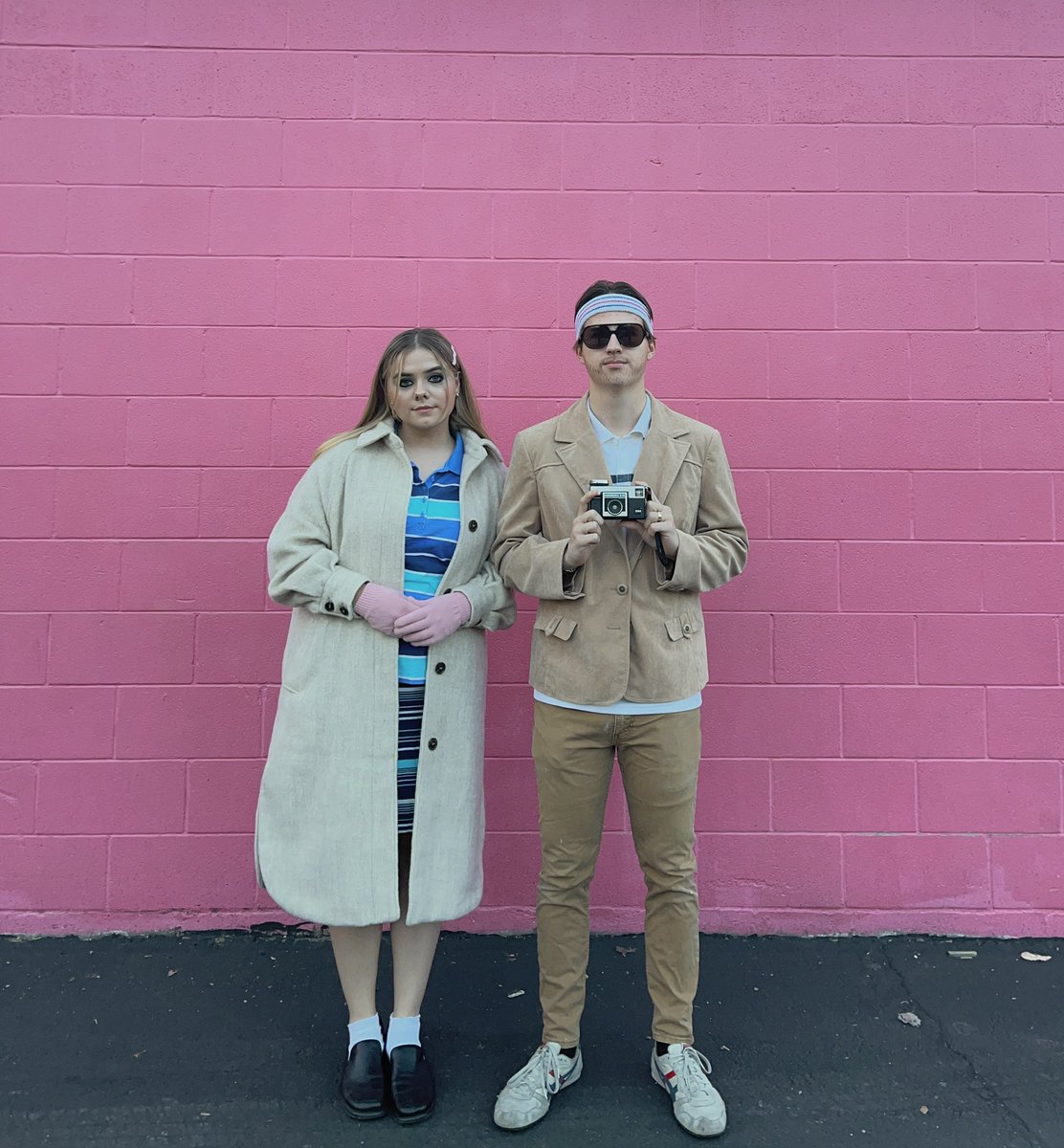 kaylabrams's tweet photo. the play write &amp; the tennis star, Margot &amp; Richie Tenenbaum https://t.co/RxSsiuCI46