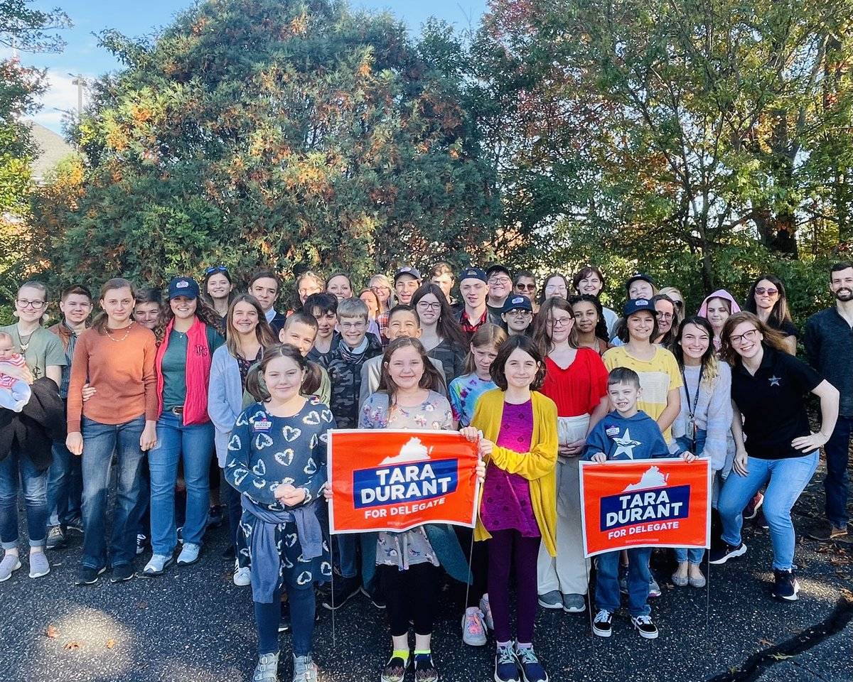 AmyBuchmeyer's tweet photo. We are ready to hit some dooooorrrrsss!!! #gotv #hd28 #genjsats #genj #Election2021 @GenJHQ @Durant4Delegate https://t.co/ZZlQxYKFqV