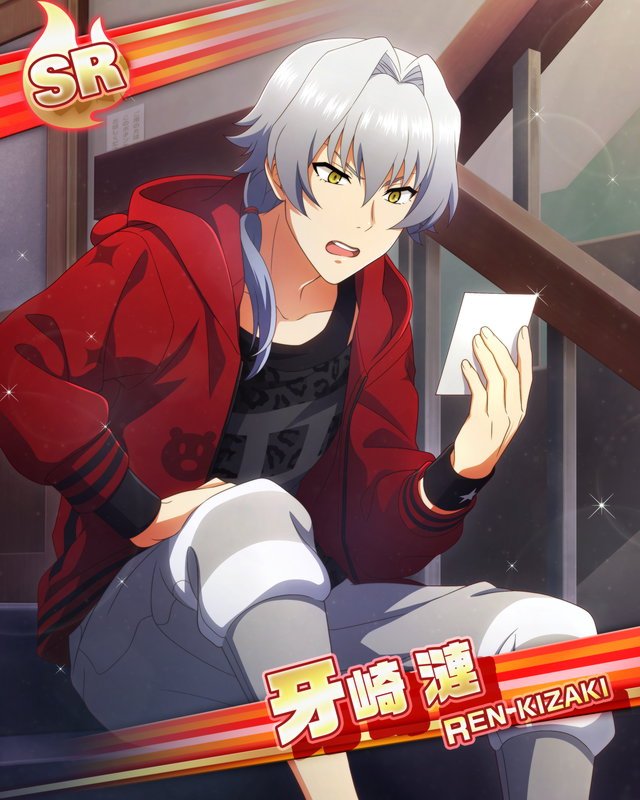 SideM_Eng's tweet photo. (Mobage) This month's Remember Shot goes to Ren! He's avalible in the Idol Contest Platinum Days Gacha until 11/30! https://t.co/AkRdjUynJM