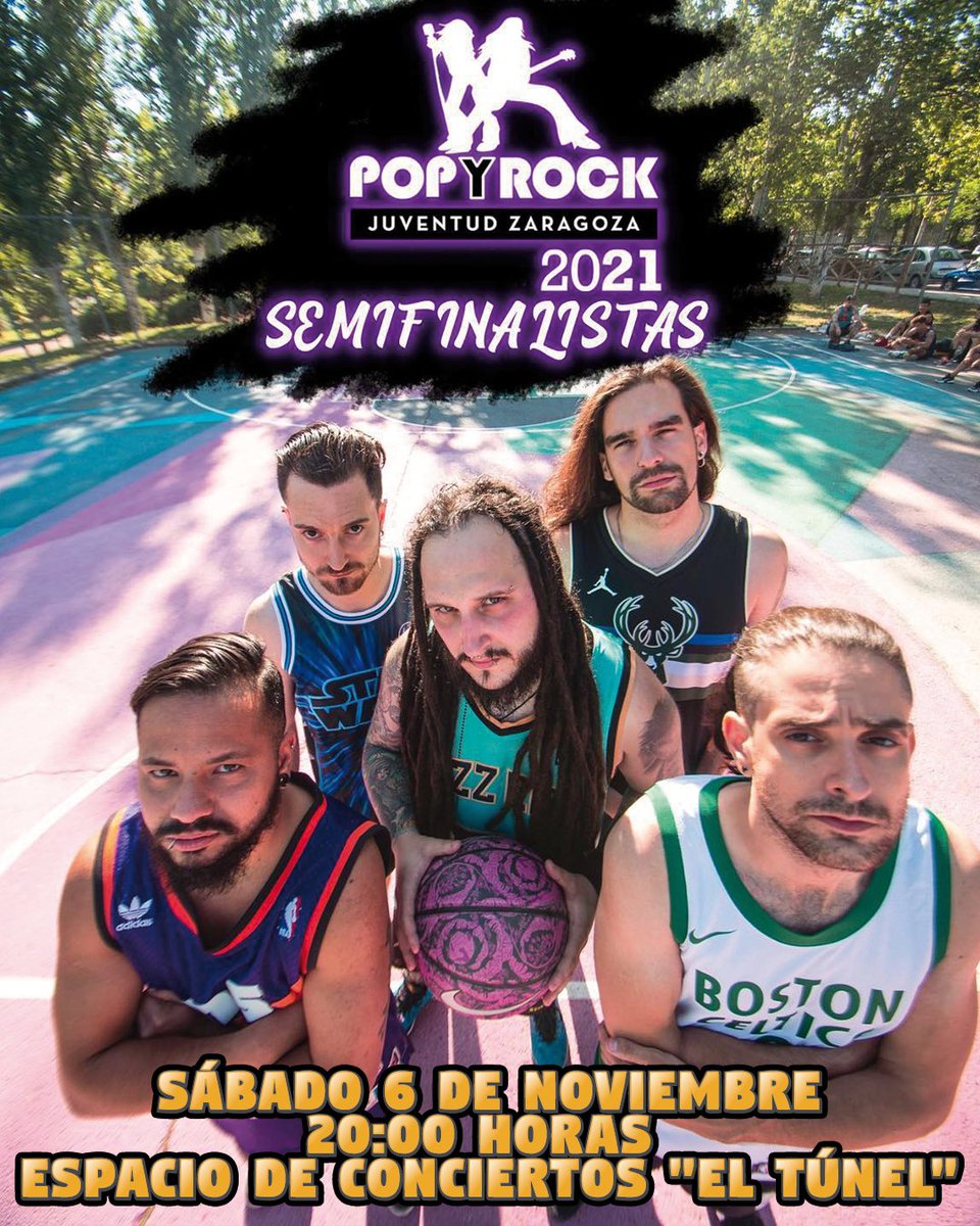 🏀<a href="/swimtodrown/">Swim to Drown</a> semifinalistas del concurso POPYROCK 2021 de #jueventudzaragoza, 6 de noviembre a partir de las 20:00 horas en el espacio de conciertos “El Túnel” - ENTRADA GRATUITA