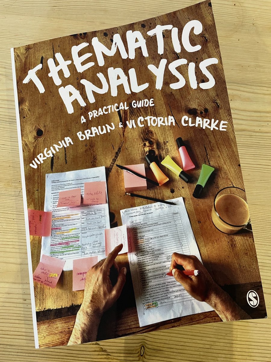 fillthewhole's tweet image. Has anyone in qual research not bought this book yet?! 🤣

#phdchat #qualitativeresearch #reflexivethematicanalysis