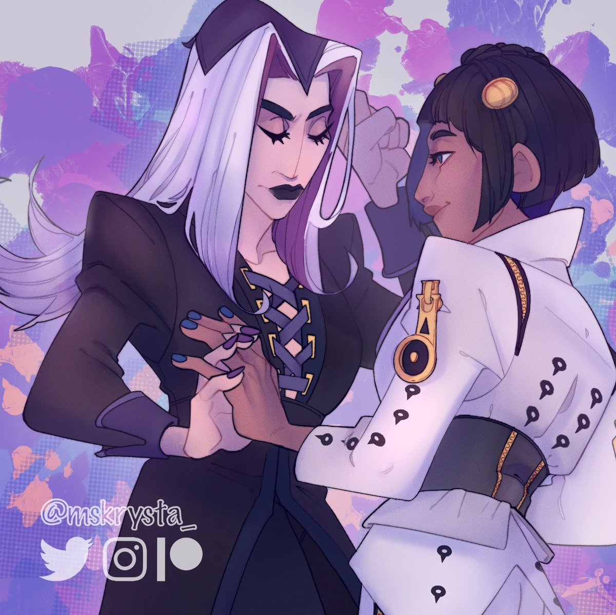 mskrysta_'s tweet photo. there's just smth about drawing these two dancing for me ngl https://t.co/6GBEqYg3at