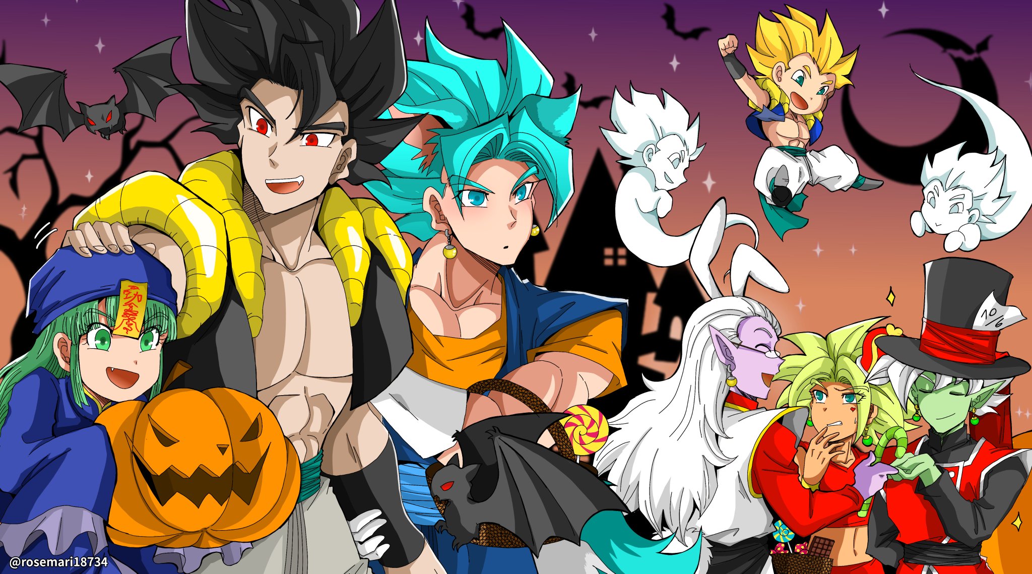 out 着ぶくれる ❁Natural Halloween❁花かごハロウィン♪