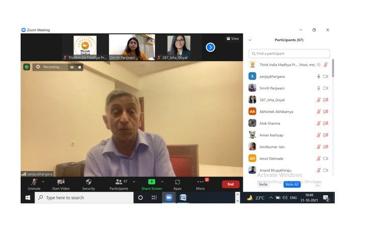 ThinkIndiaMP's tweet photo. An absolute pleasure to host @sbharg, Country Director Starlink India, a SpaceX division. He gave wonderful insights into the upcoming satellite broadband services in India making way to serve the underserved. https://t.co/gzCerYOK4C