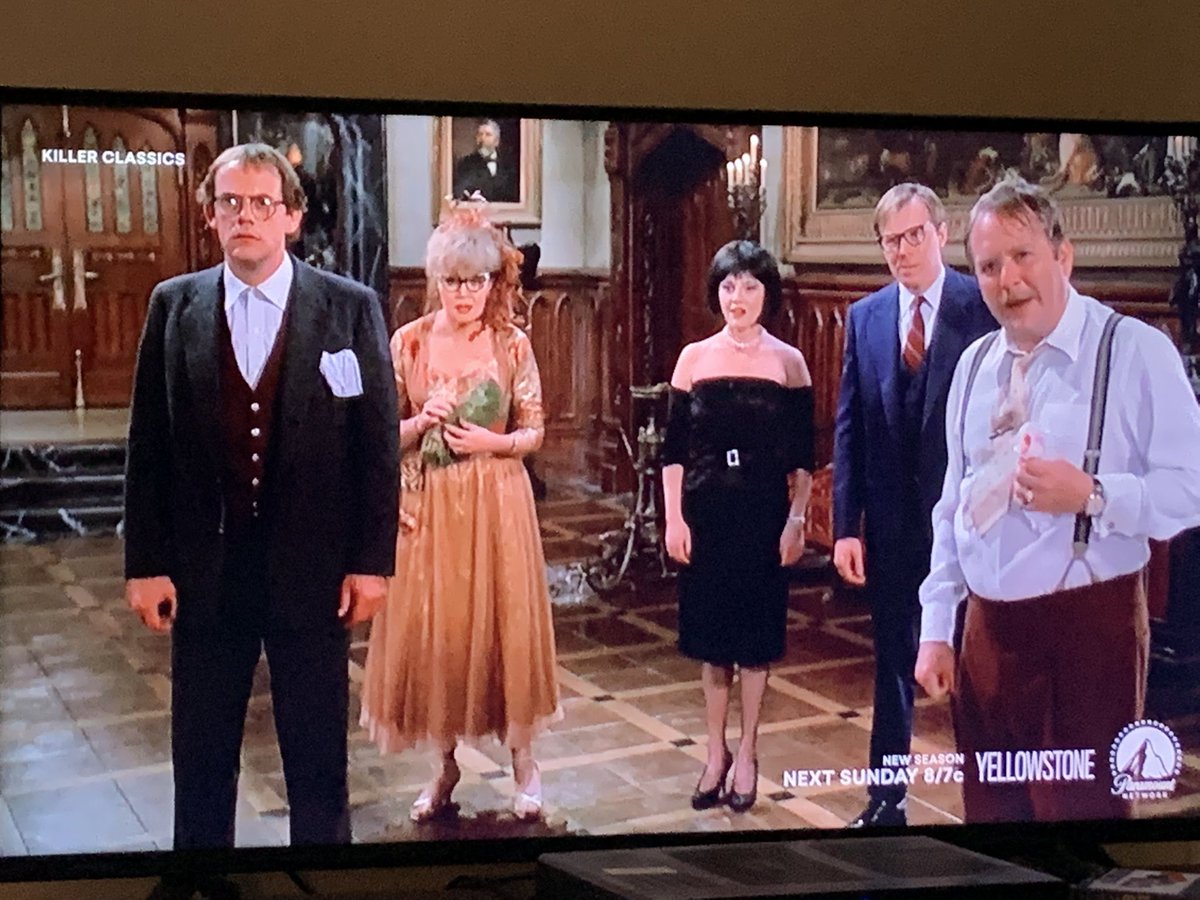 farrellintheroc's tweet photo. Only one of the best movies ever! And the board game was pretty great, too. #clue #mrspeacock #mrbody #imgoinghometosleepwithmywife https://t.co/FHN2nL0CvI