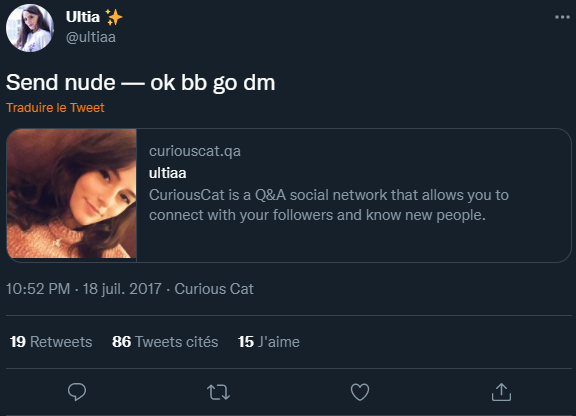Tezuko1_'s tweet photo. Elle est entrain de supprimer tous ses tweets mais on oublie pas ici #Ultia #ZEVENT2021 #ZEVENT https://t.co/hHciefMkRA