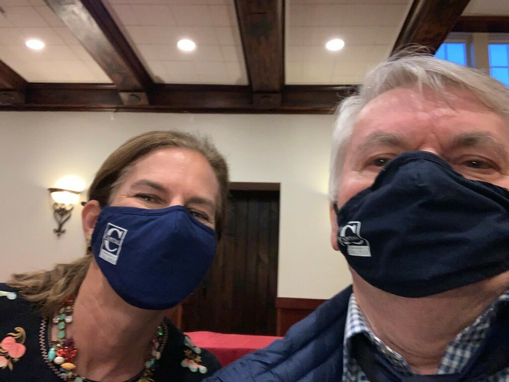 ctstatecapital's tweet photo. Guess who is wearing a CCC mask? Lieutenant Governor Susan Bysiewicz! #DestinationCapital https://t.co/dgkBHRWiP6