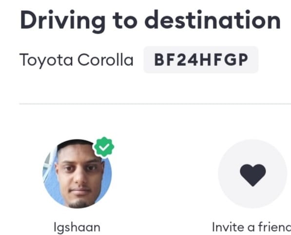 Ray_SA91's tweet photo. Driver: Igshaan
Vehicle: Silver Toyota Corolla https://t.co/MI8NqW64bW