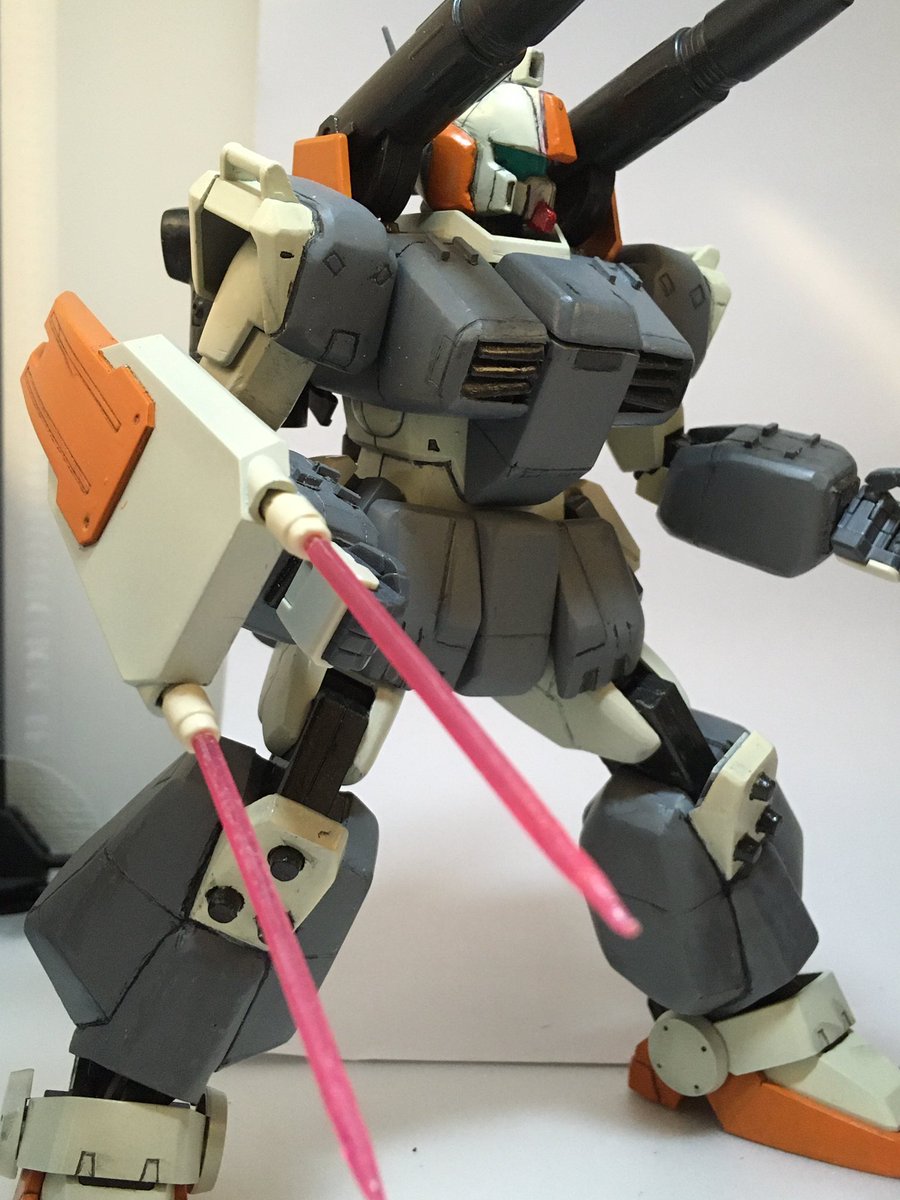 fanks_factory's tweet photo. プロフィール用ツイート。

前作陸戦ジムのキャノン化とチョバムアーマー装着のやつ。
とリガズィベースのEX-Sイメージ。
Re-EX-S(リクシス) と名付けようかなと思ってます。　BWSはこれから頑張ります。

#ガンプラ好きと繋がりたい 
#ガンプラ改造 https://t.co/kGM6FuR96x