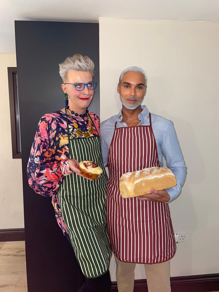 tomalexhelm's tweet photo. IT’S SPOOK WEEK @PrueLeith @PaulHollywood @BritishBakeOff #GBBO #ExtraSlice https://t.co/tmUcclL8uJ
