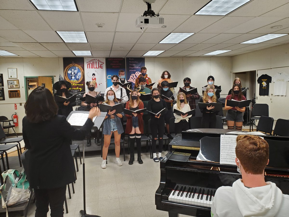 Happy Halloween from the NHHS Chamber Choir.  They got all dressed up for their performance on friday.  #LionPride