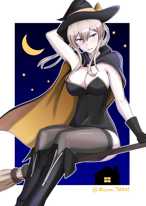 #艦これ版深夜の真剣お絵描き60分一本勝負
#艦これ版真剣お絵描き60分一本勝負_20211031
魔女っ子グラーフさん 