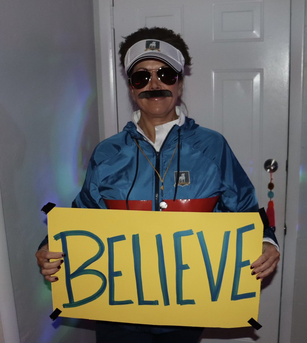 BethKetchum's tweet photo. “I want you to know, I value each of your opinions, even when you’re wrong.”-Coach Lasso on placing second in @catastrophic247 ‘s Costume contest #BELIEVE #kindessmatters #tedlasso @TedLasso @TheCoachBeard @jasonsudeikis @brendanhunting @WadeZane https://t.co/rQoljxEu0p