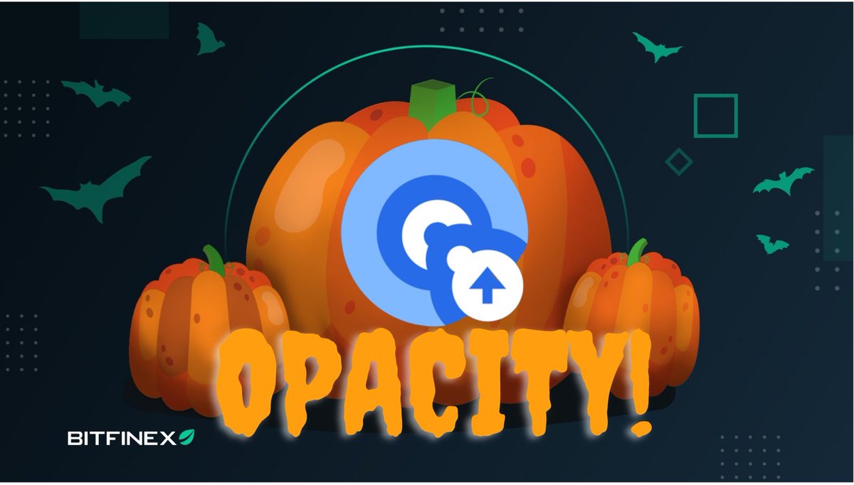 #BitfinexPumpkin 

$opct pumpkin. Proof of storage. Mobile apps 98% complete and will be available on playstore and appstore. -sia integration and more. Dont be late! Follow <a href="/Opacity_Storage/">Opacity Storage</a> for any information. Check this out <a href="/bitfinex/">Bitfinex</a>