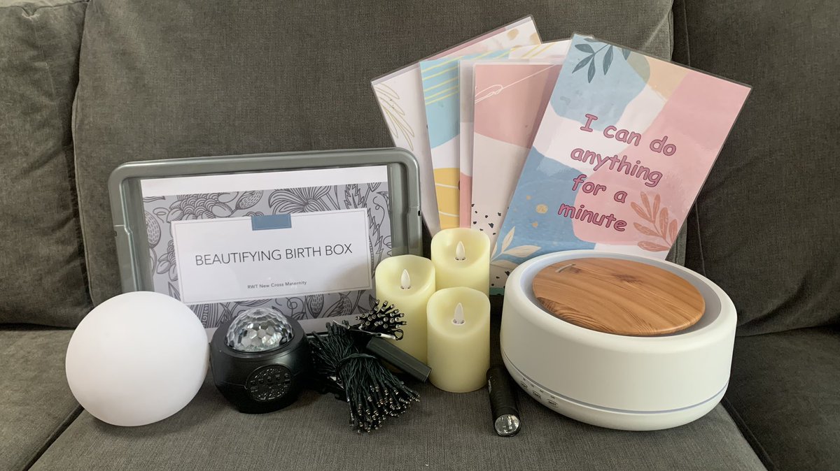 ThornsEmma's tweet photo. Our Maternity Unit @RWT_NHS is working hard to improve our birthing environment for our high risk women! With funding sourced from @TheRWTCharity these boxes will be a feature in each birth room! #positiveaffirmations #positivebirth #twinklies #beautifyingbirthbox #experience https://t.co/qg7VmnY9yl