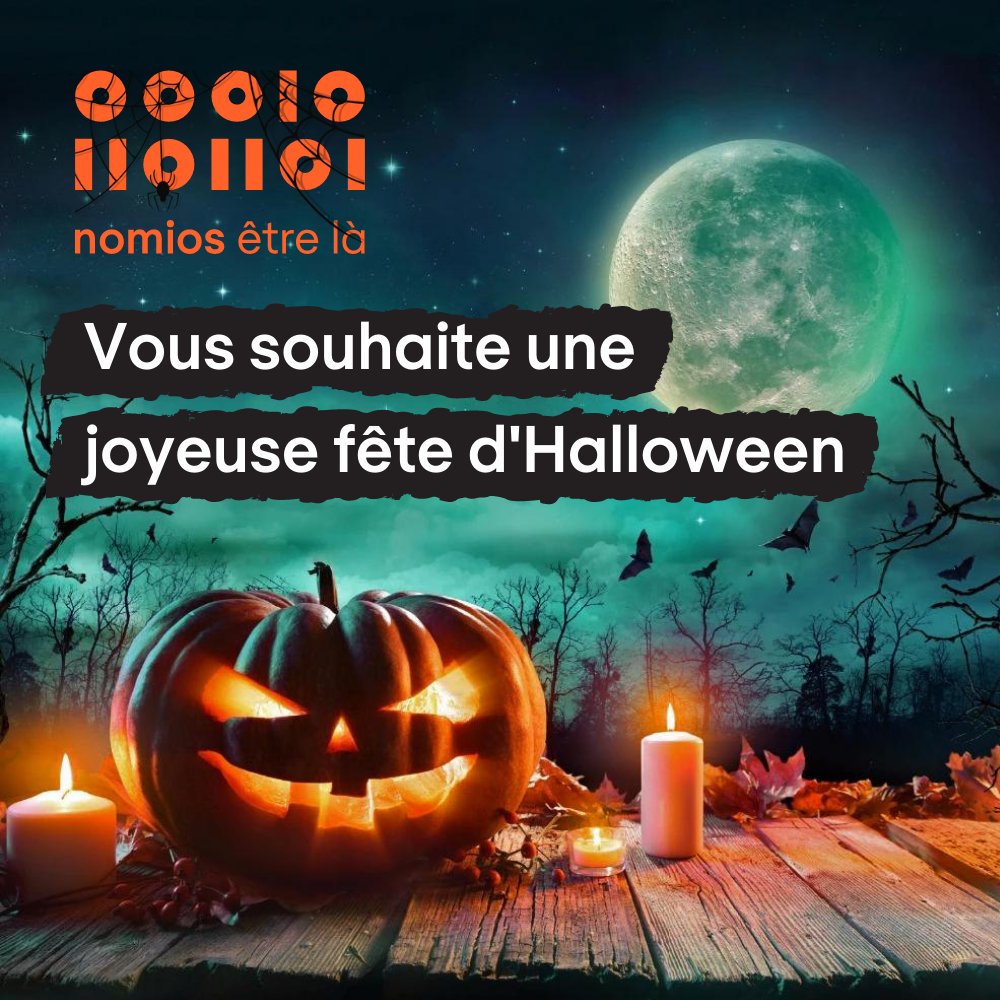 "Des bonbons ou un sort ? Des Firewalls ou des malwares ?" Nomios vous souhaite une joyeuse fête d'Halloween !

#halloween #cybersécurité #êtrelà