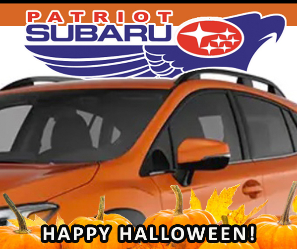 Happy Halloween everyone! Patriot Subaru North Attleboro sales will be open from Noon to 4pm today with a scary good team ready to serve. Watch out for trick or treaters! 774-203-4500