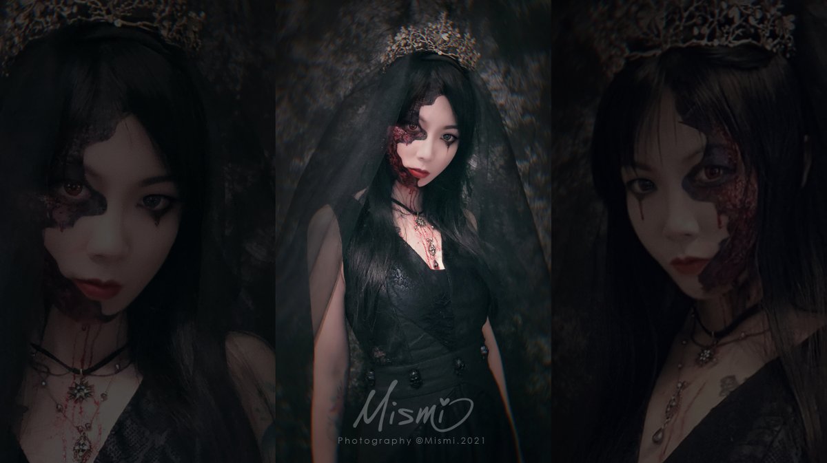 MismiMew's tweet photo. Halloween again🖤#HappyHalloween2021 https://t.co/8l0WJojmIg