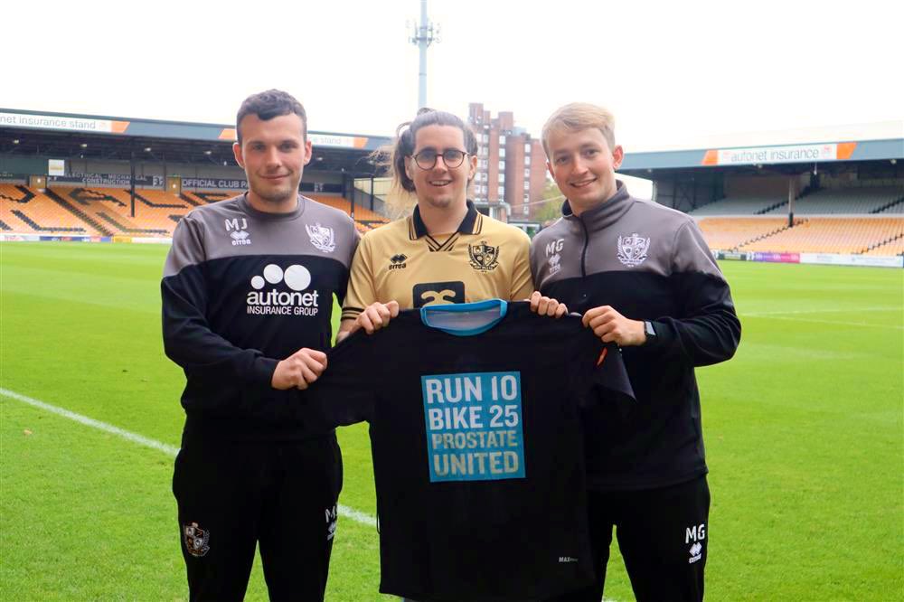 OfficialPVFC's tweet photo. 🗣 Throughout November, @Michaellgreeen (1st Team Physio), Michael Johnson (1st Team Analyst) and Patrick Shanahan are taking on the @prostateunited challenge! 

You can find out more and support them by making a donation here ➡️ https://t.co/zflyQURMdm

#PVFC | #ProstateUnited https://t.co/k9wQoUS0uV