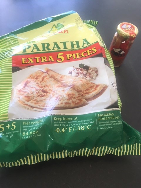 cindygallop's tweet photo. We all have our super-customized fave snack combos that most people would likely recoil from. Mine is #KawanUSA paratha/roti with @ConservasOrtiz anchovies - absolutely delicious. Like an anchovy pizza minus the tomato and cheese. What's yours? 😋 #weirdsnacks https://t.co/OeBTcng9El