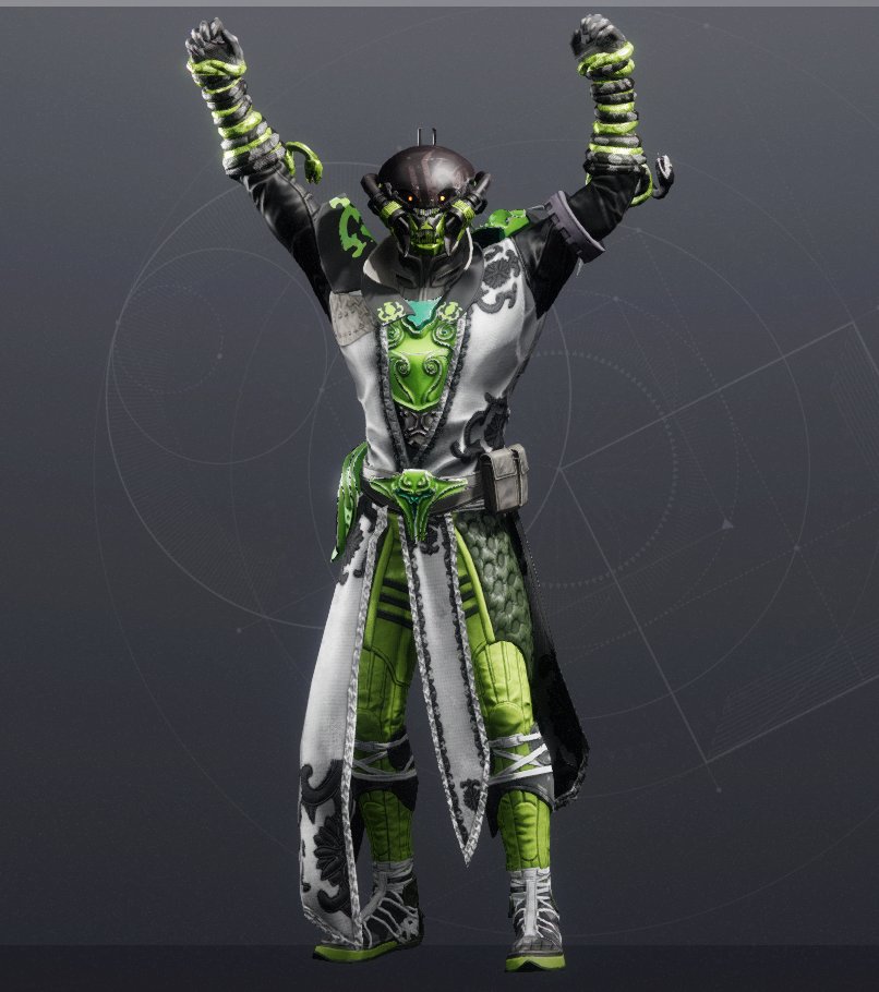 PaulTassi's tweet photo. 1. @CthulhusCoochie

"Ophidian Terror," a Gorgon-inspired creation. Never thought something bright green and white would win a horror costume contest, but this is an incredible creation.

Congrats to everyone, and I'm sorry if you weren't featured, but lots of amazing entries https://t.co/wQ5PyodvIS