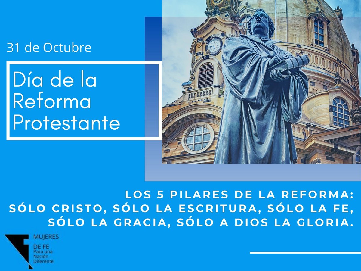 #DiadelaReformaProtestante
En este nuevo siglo, reformadores como Lutero comprendieron que una experiencia profunda con la palabra de Dios es la única forma de que el cristianismo siga teniendo sentido. 
#QueremosDíaNacional #ReformadoresDelSXXI