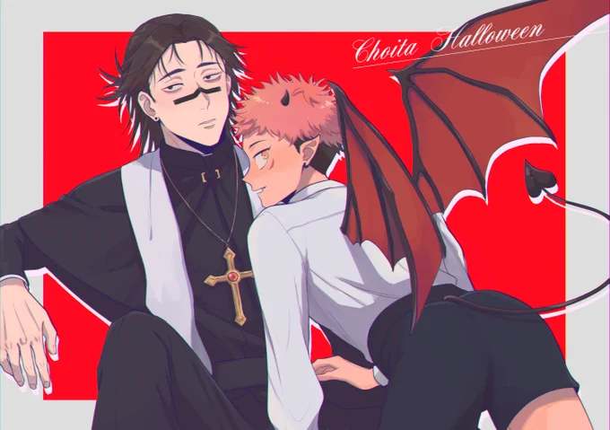 脹虎  神父悪魔
🎃Happy Halloween👻 