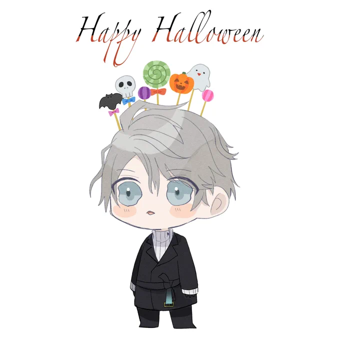 お菓子乗せときゃハロウィンなとこあるよね

 #描いた晴 