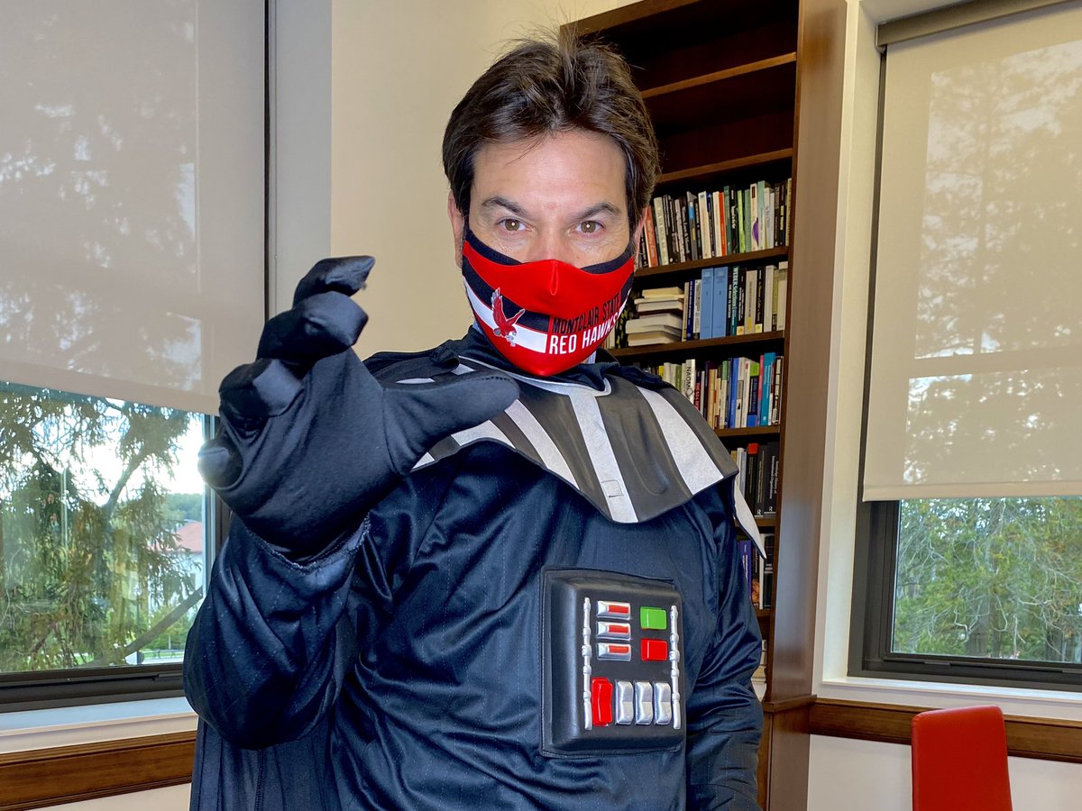 JonathanKoppell's tweet photo. Happy Halloween Red Hawks! Hope everyone is enjoying the spooky festivities today. Remember to stay safe & #MaskUpMontclair https://t.co/8pM19jsymS