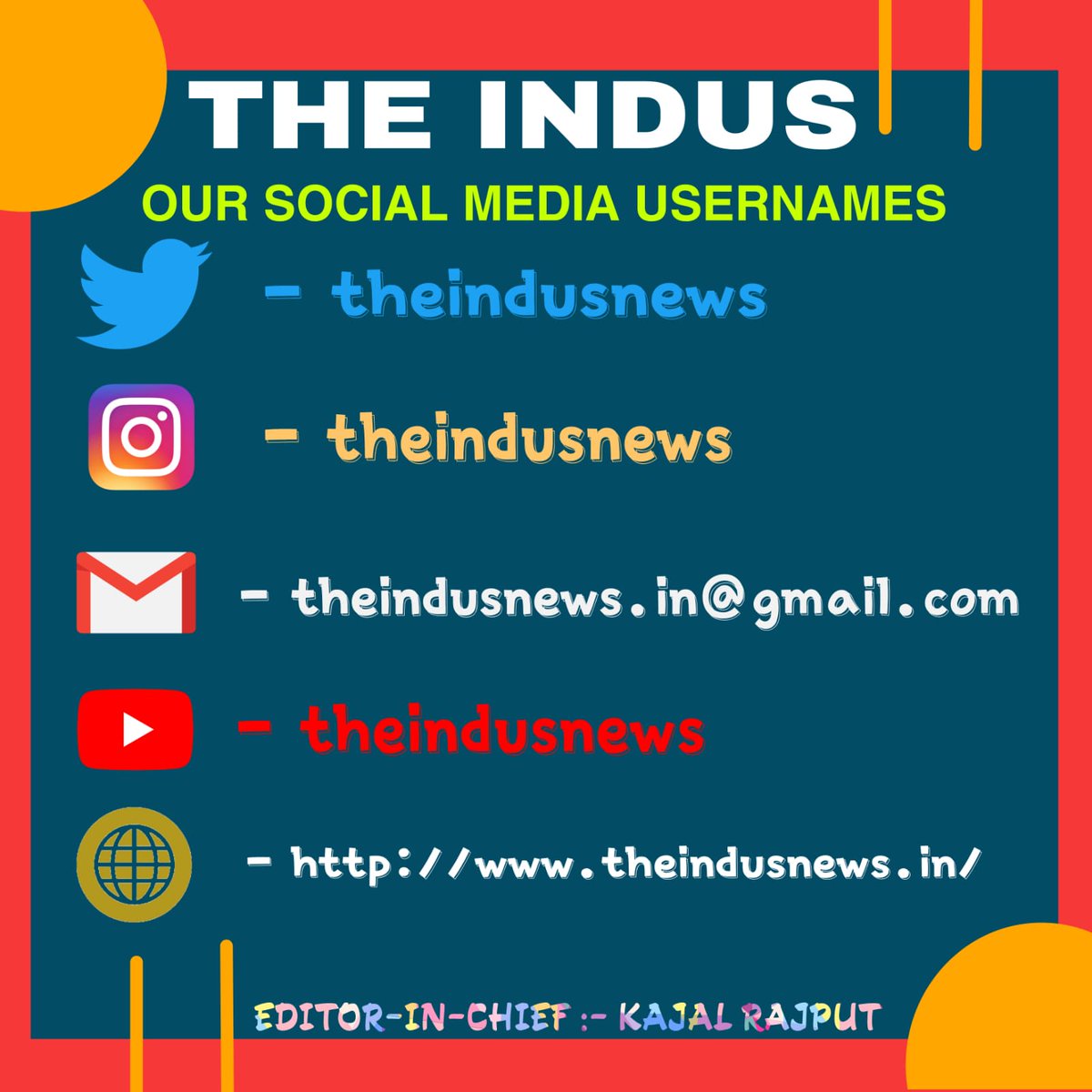 TheIndusNews's tweet photo. Weekly hindi newspaper and digital web portal plz like share n subscribe on our various digital platform 🙏🙏 https://t.co/2sc2ZlKRMk