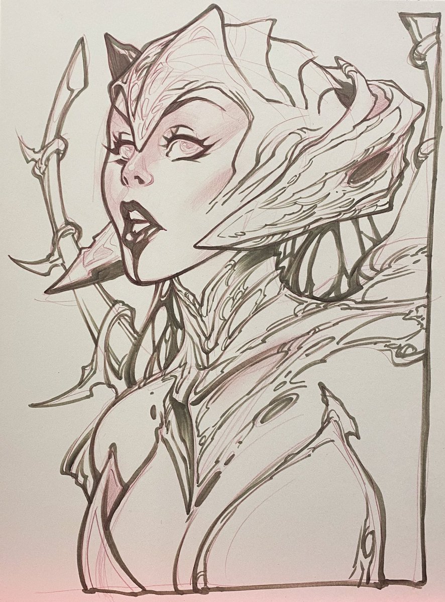 ChadHardin's tweet photo. #HappyHalloween2021 #cetrion #MortalKombat11 #copicmarkersketch #denvercomiccon https://t.co/DBZG5wiYXY