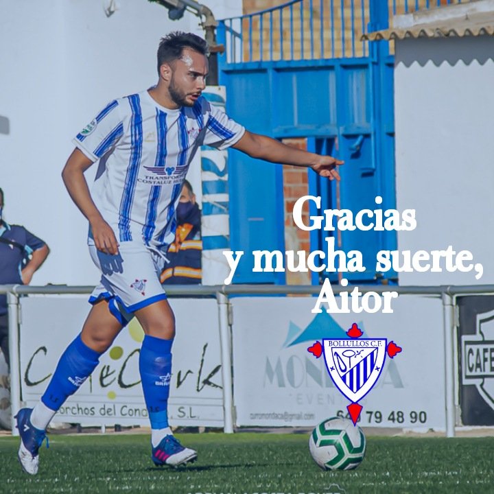 💙 Gracias por todo y mucha suerte, Aitor.

Ha sido un orgullo verte defender este escudo y tu saber estar durante todo este tiempo.

#BollullosCF
