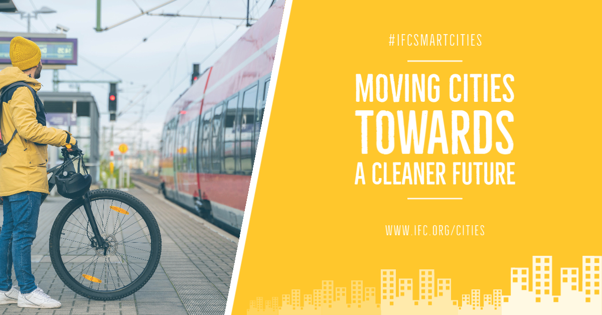 IFC_org's tweet photo. Well-planned urban transit can help #cities mitigate #climatechange. On #WorldCitiesDay, learn more about #smarttransport from our experts in IFC's recover latest blog https://t.co/Xd1LmW4RCV #IFCsmartcities https://t.co/qY6xfcURUh