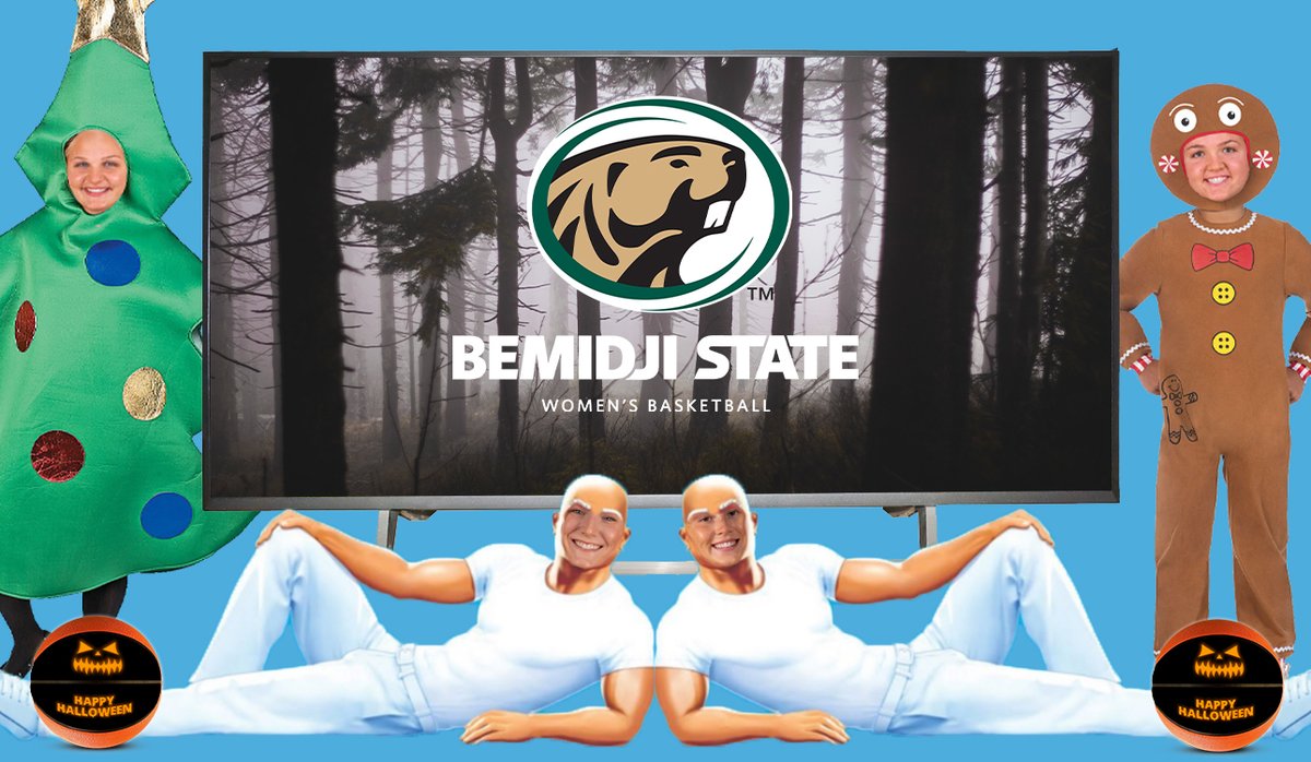 BSUBeaversWBB's tweet photo. Time to watch a scary movie 👻🦇🎃

Happy Halloween! https://t.co/gI6JHlLp1H