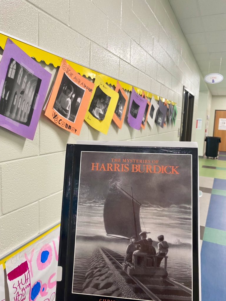 firstyearin3rd's tweet photo. Ended the crazy Halloween week with Harris Burdick! They chose an illustration and wrote a story to go along with it. 🎃 https://t.co/sXMiuk1USu