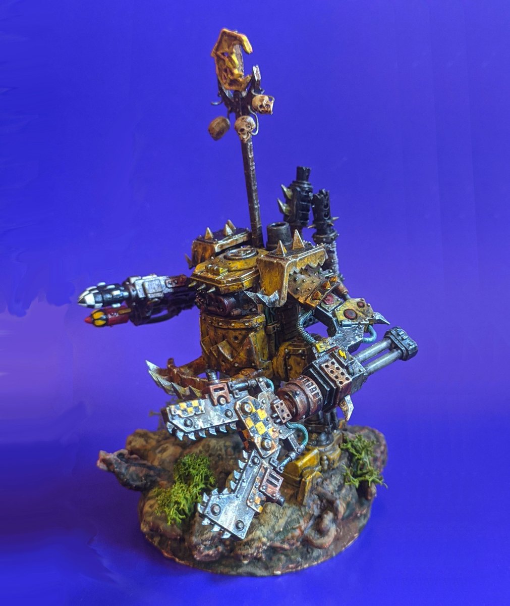 Foandgeld's tweet photo. https://t.co/jVNdY0hc07   #40k #citadel  #gamesworkshop #gw #hobby #miniature #painting #paintingminis #paintingwarhammer #paintingwarhammer40k  #warhammer #warhammer40000 #warhammer40k  #Ork #warhammer #WarhammerCommunity @WarhammerOfficial #wh40000 #wh40k #badmoons https://t.co/7j2h4b8pPC