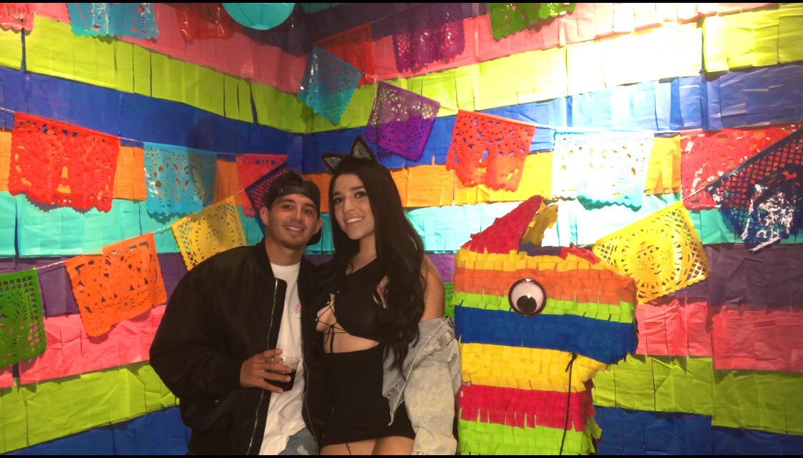 _herrera9's tweet image. happy halloween and special happy birthday to my gorgeous girlfriend! i love you boo!❤️