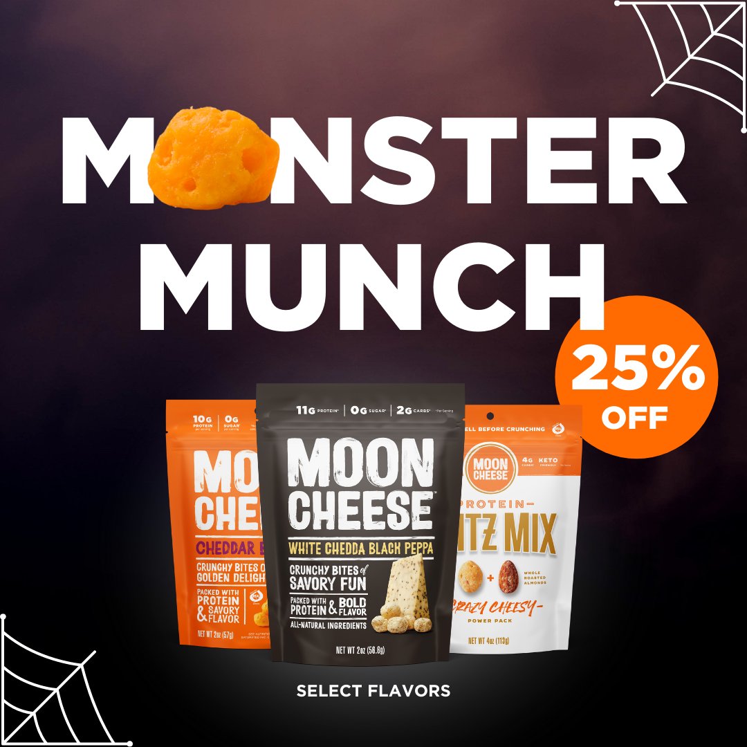 This treat is certainly no trick. Enjoy 25% off select flavors when you use code MONSTERR25 from now until 10/31.