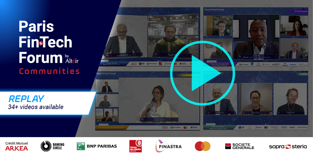 ParisFinForum's tweet photo. 🔁 [REPLAYS AVAILABLE] #PFF21 Discover the videos replays of our Live streams Panels &amp; Interviews with incredible speakers!  ➡️https://t.co/sIDYrHW27a 
cc @fintechatlanta @fintechf @financialit_net https://t.co/uInwdRZYcX